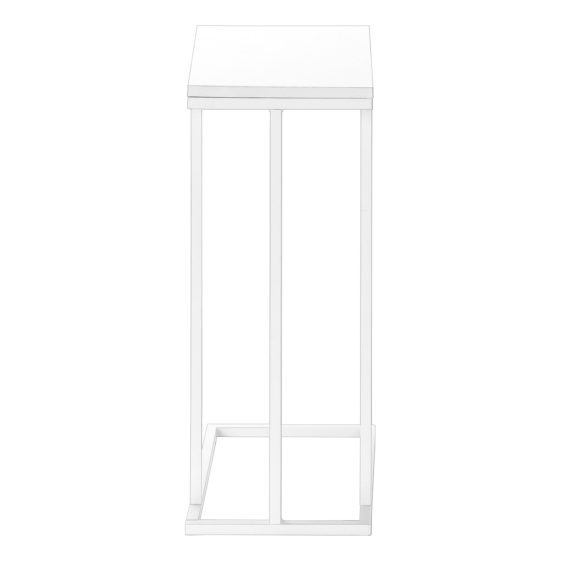 Accent Table - 25"H - Black Laminate C Shape-Accent Table-DECOROLALA