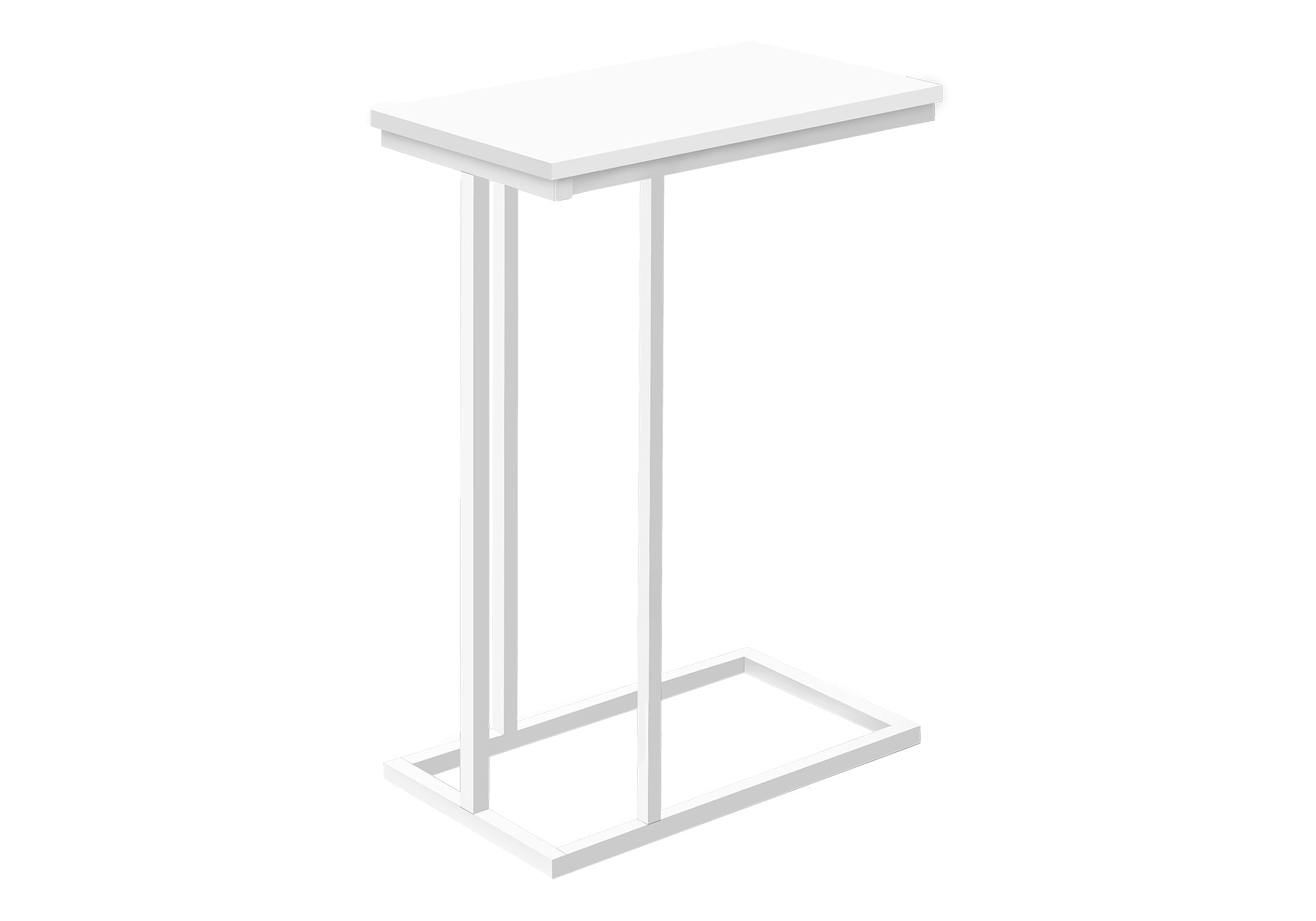 Accent Table - 25"H - Black Laminate C Shape-Accent Table-DECOROLALA