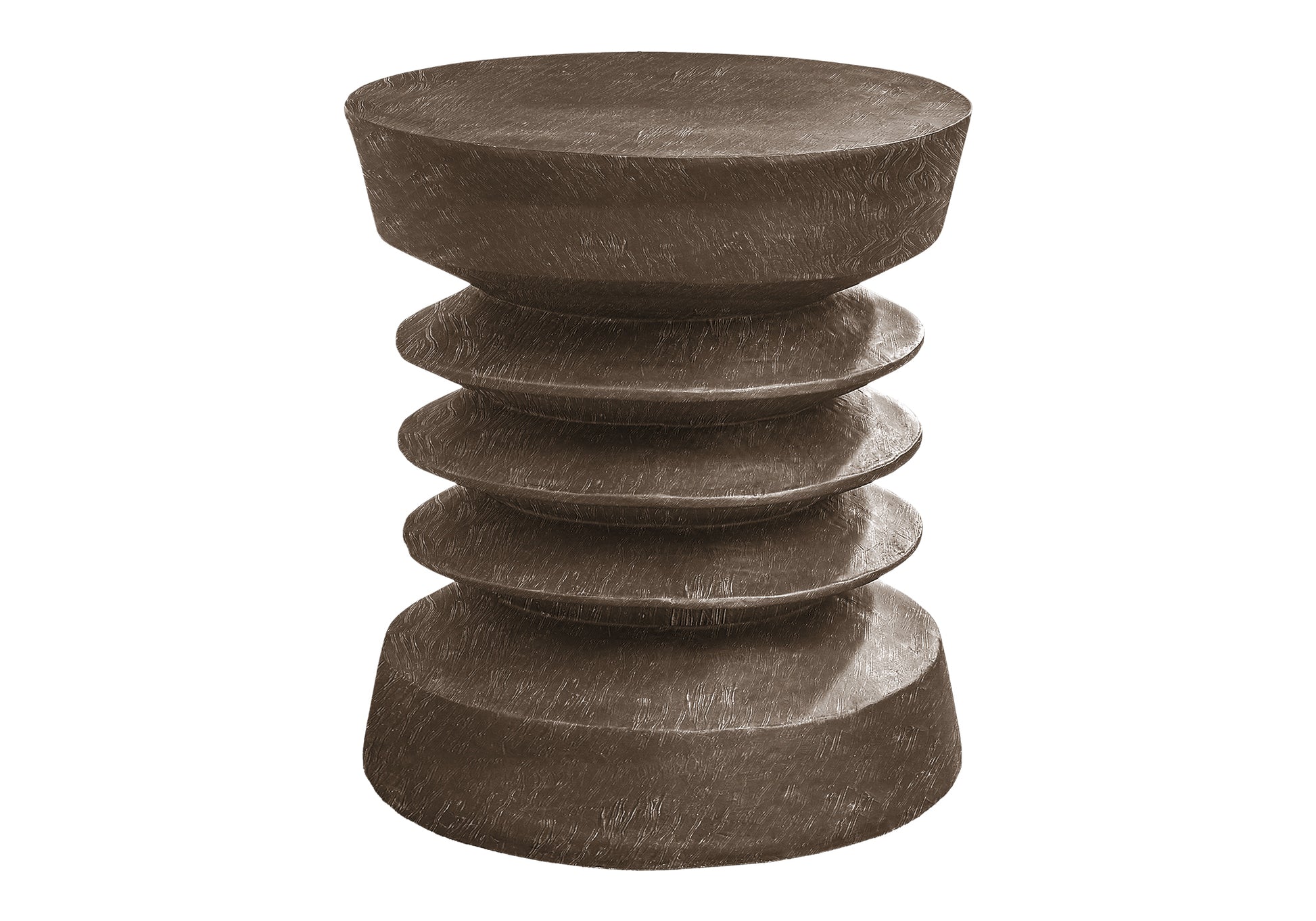 Accent Table - 25"H / Grey Indoor Or Outdoor-Accent Table-DECOROLALA