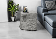 Accent Table 25"H Grey Indoor/Outdoor-Accent Table-DECOROLALA
