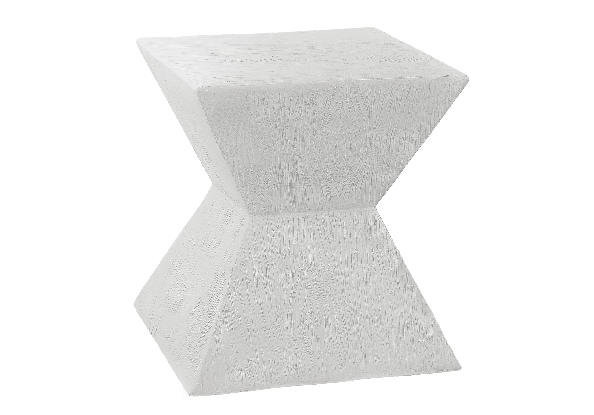 Accent Table 25"H Grey Indoor/Outdoor Magnesium Oxide-Accent Table-DECOROLALA