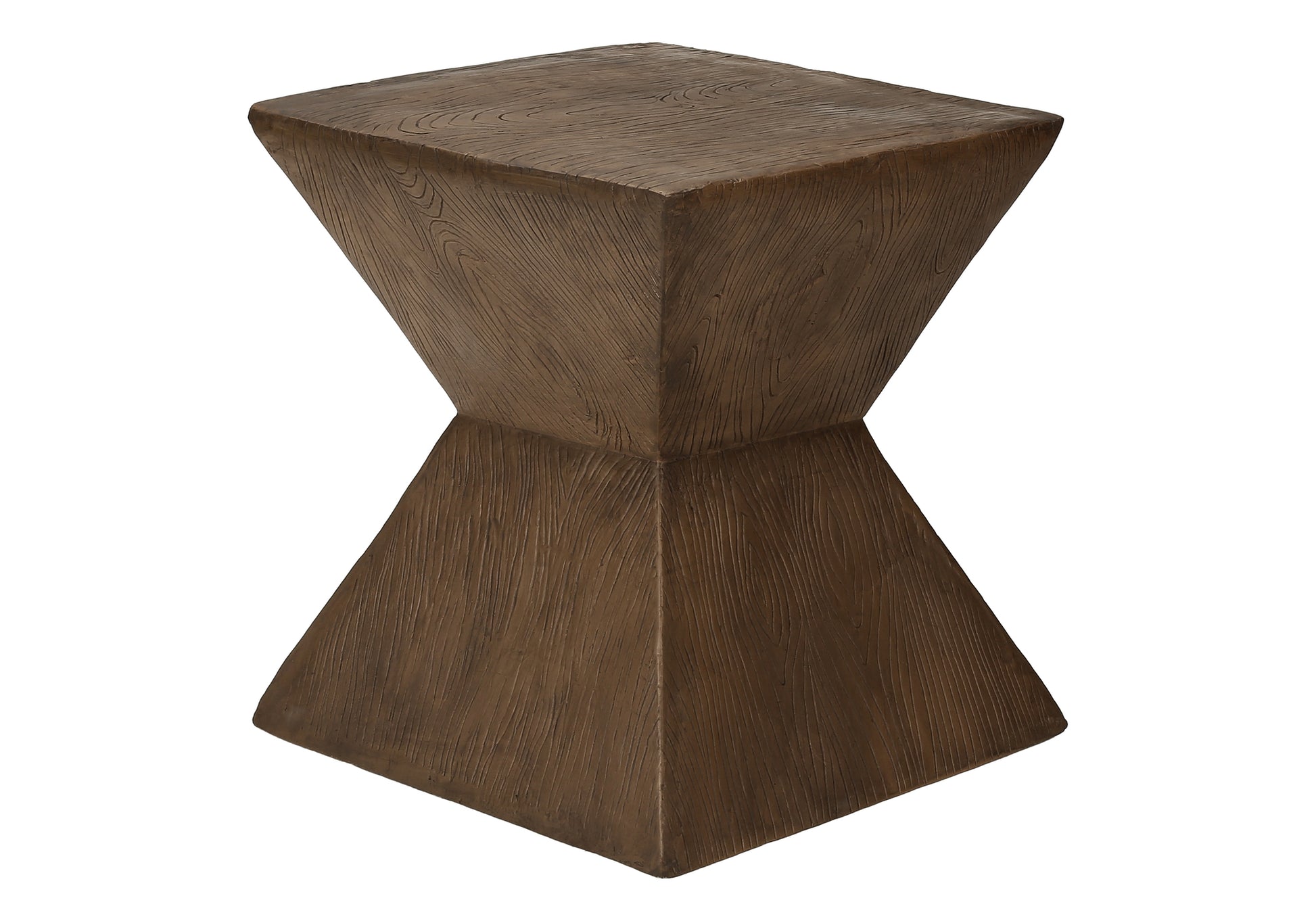 Accent Table 25"H Grey Indoor/Outdoor Magnesium Oxide-Accent Table-DECOROLALA