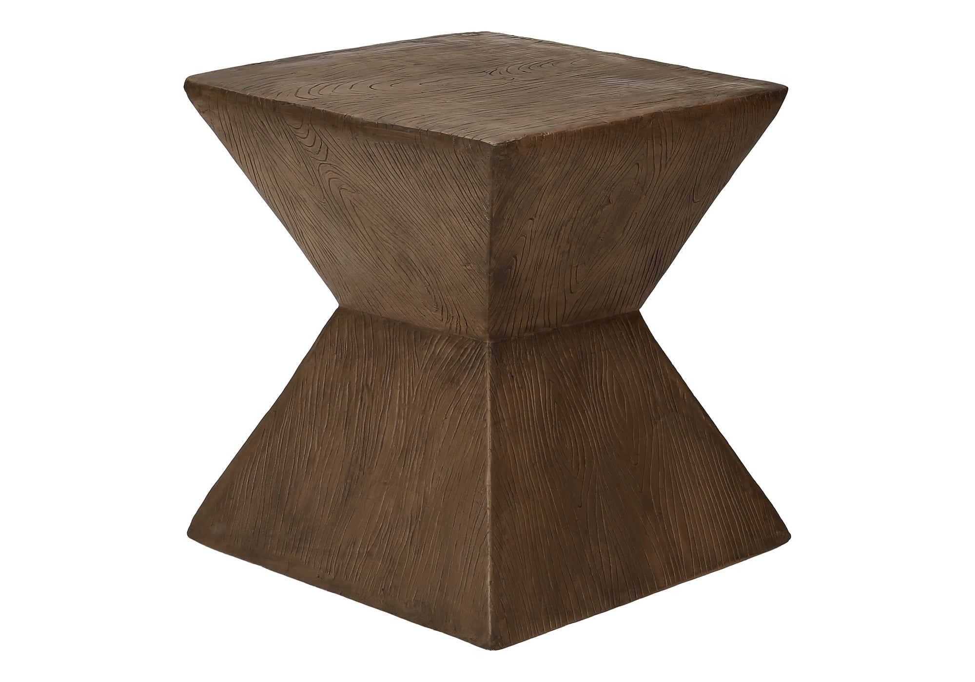 Accent Table 25"H Grey Indoor/Outdoor Magnesium Oxide-Accent Table-DECOROLALA