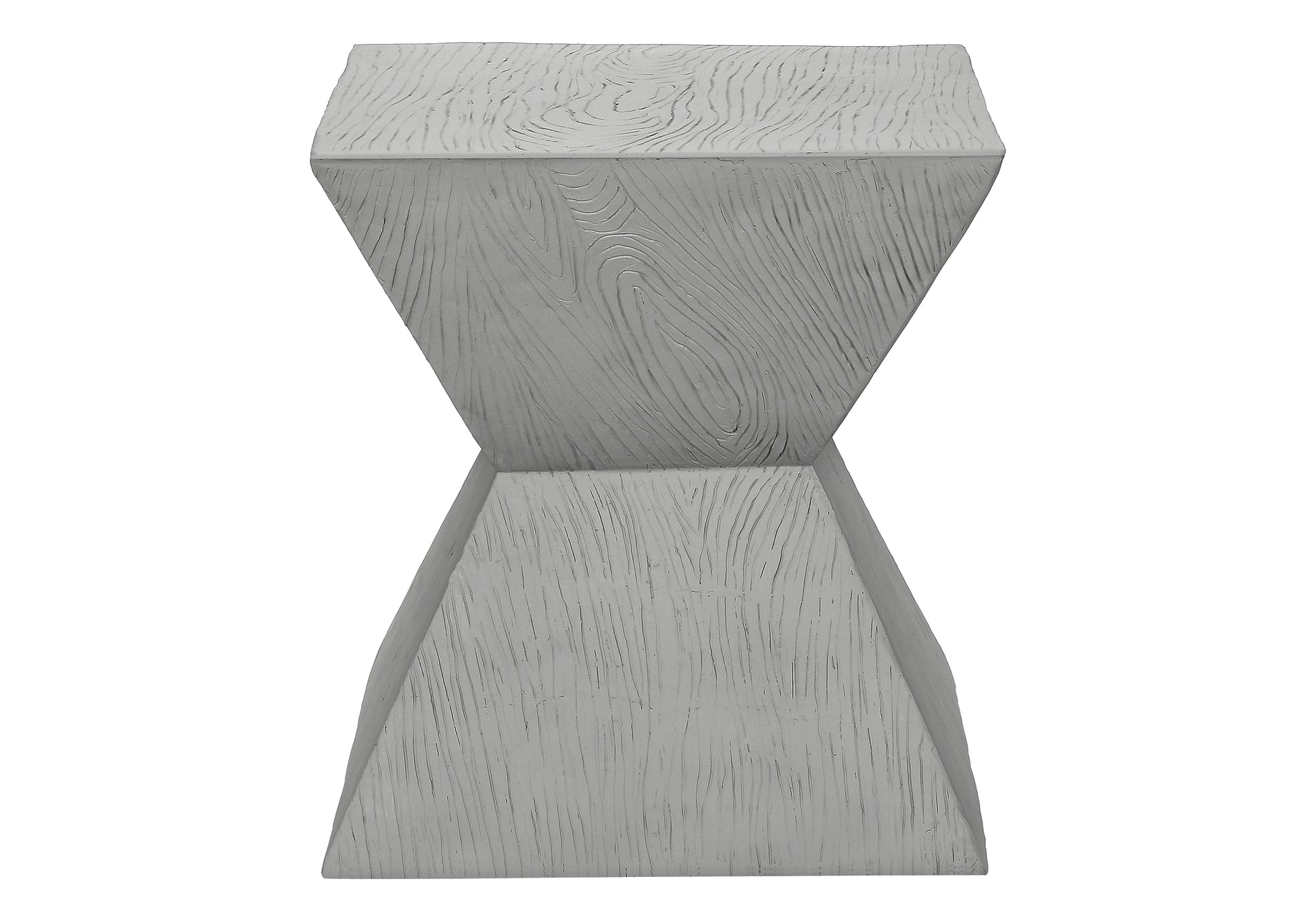 Accent Table 25"H Grey Indoor/Outdoor Magnesium Oxide-Accent Table-DECOROLALA