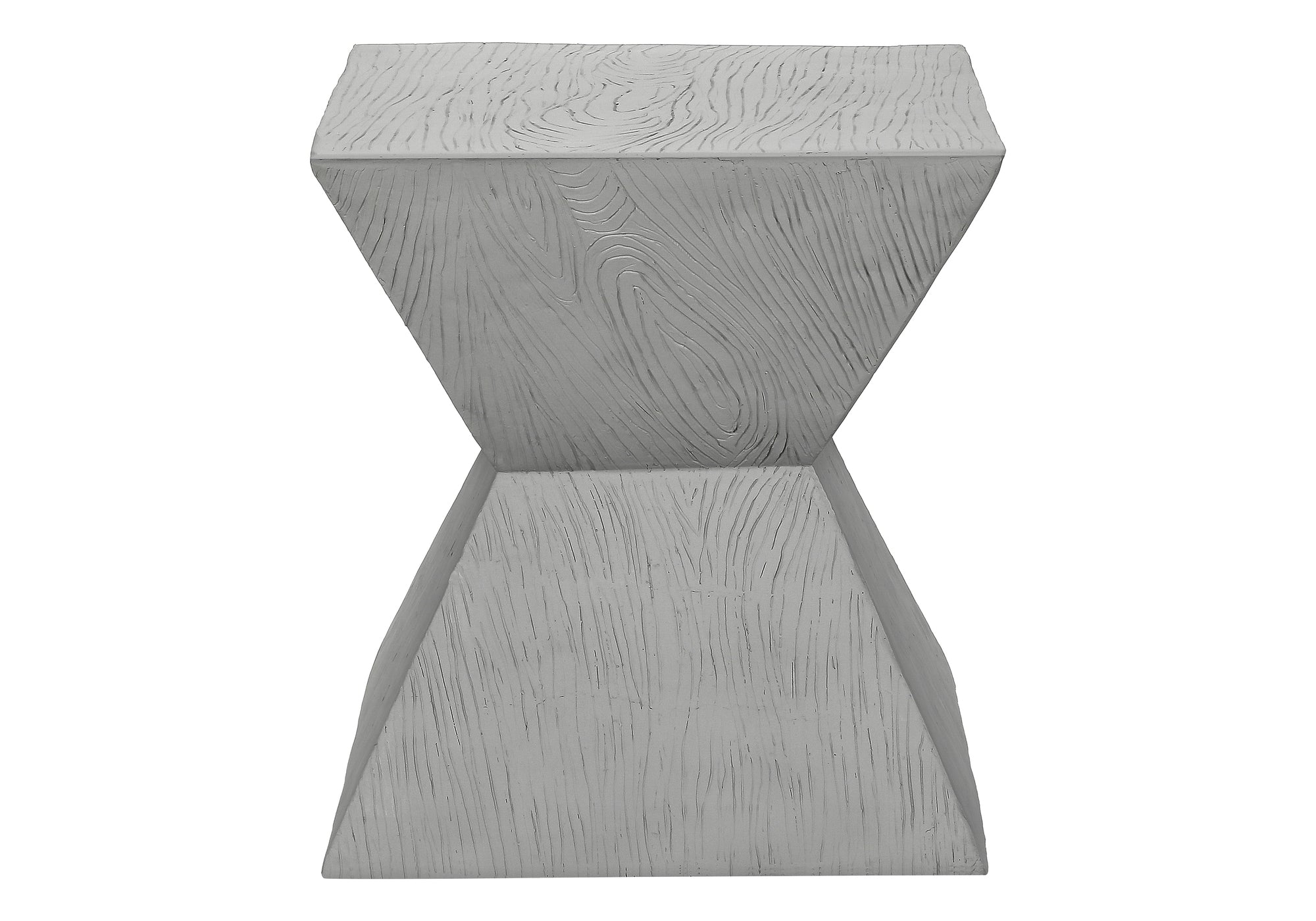 Accent Table 25"H Grey Indoor/Outdoor Magnesium Oxide-Accent Table-DECOROLALA