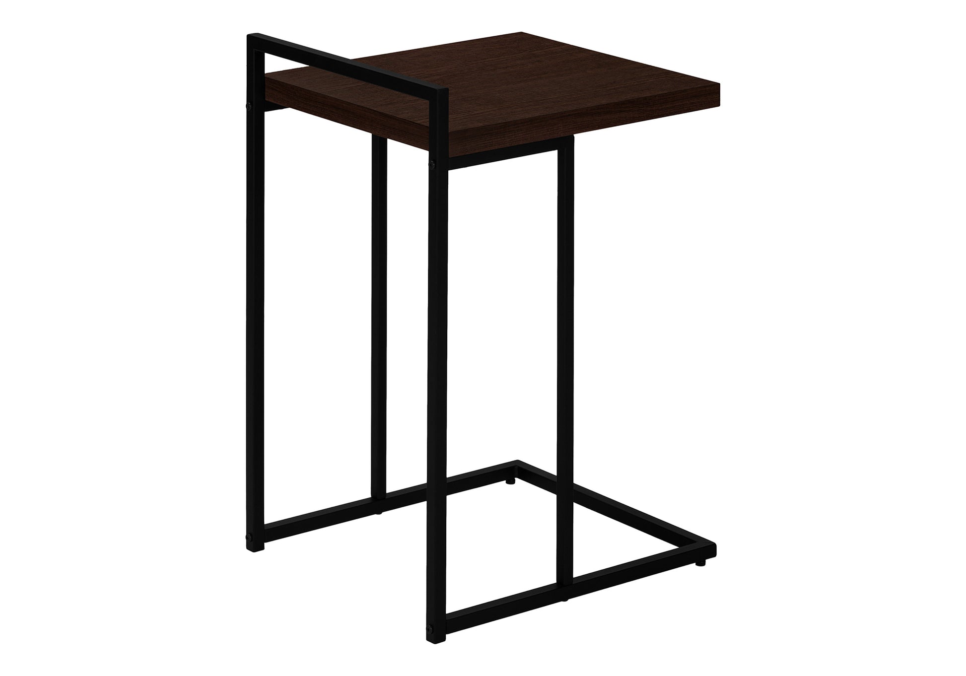 Accent Table - 25"H / Grey Reclaimed Wood / Black Metal-Accent Table-DECOROLALA