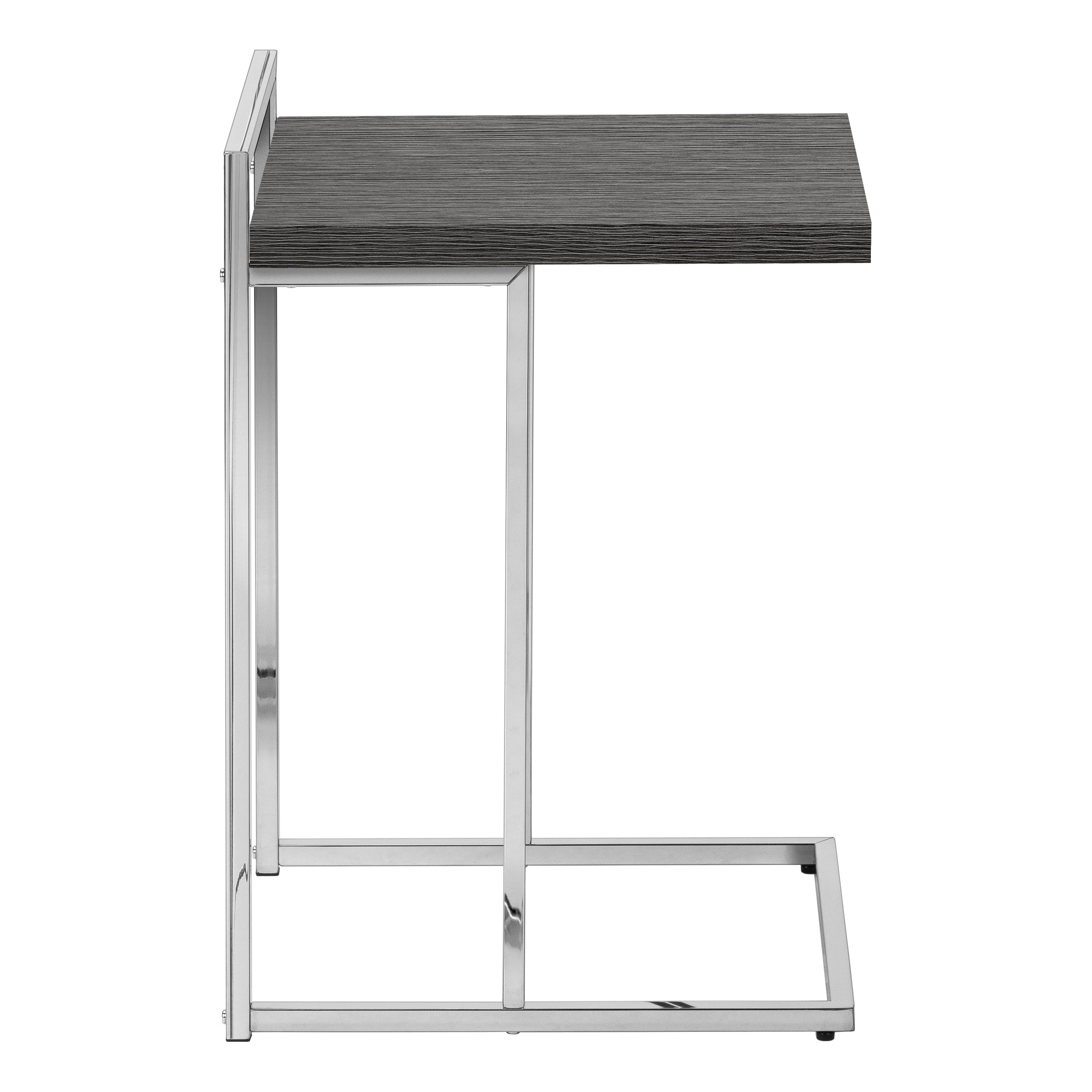 Accent Table - 25"H / Grey Reclaimed Wood / Black Metal-Accent Table-DECOROLALA