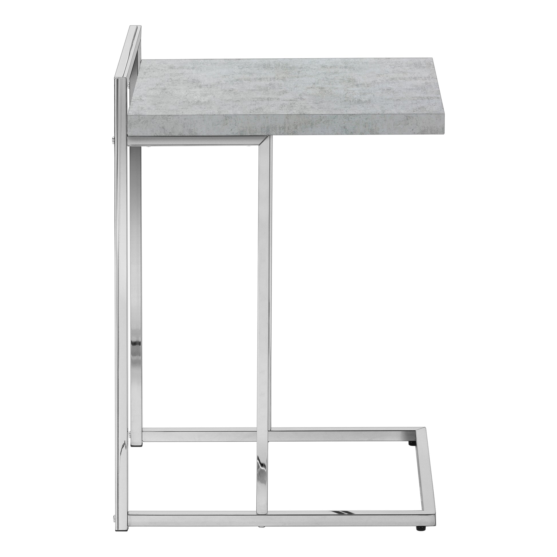 Accent Table - 25"H / Grey Reclaimed Wood / Black Metal-Accent Table-DECOROLALA