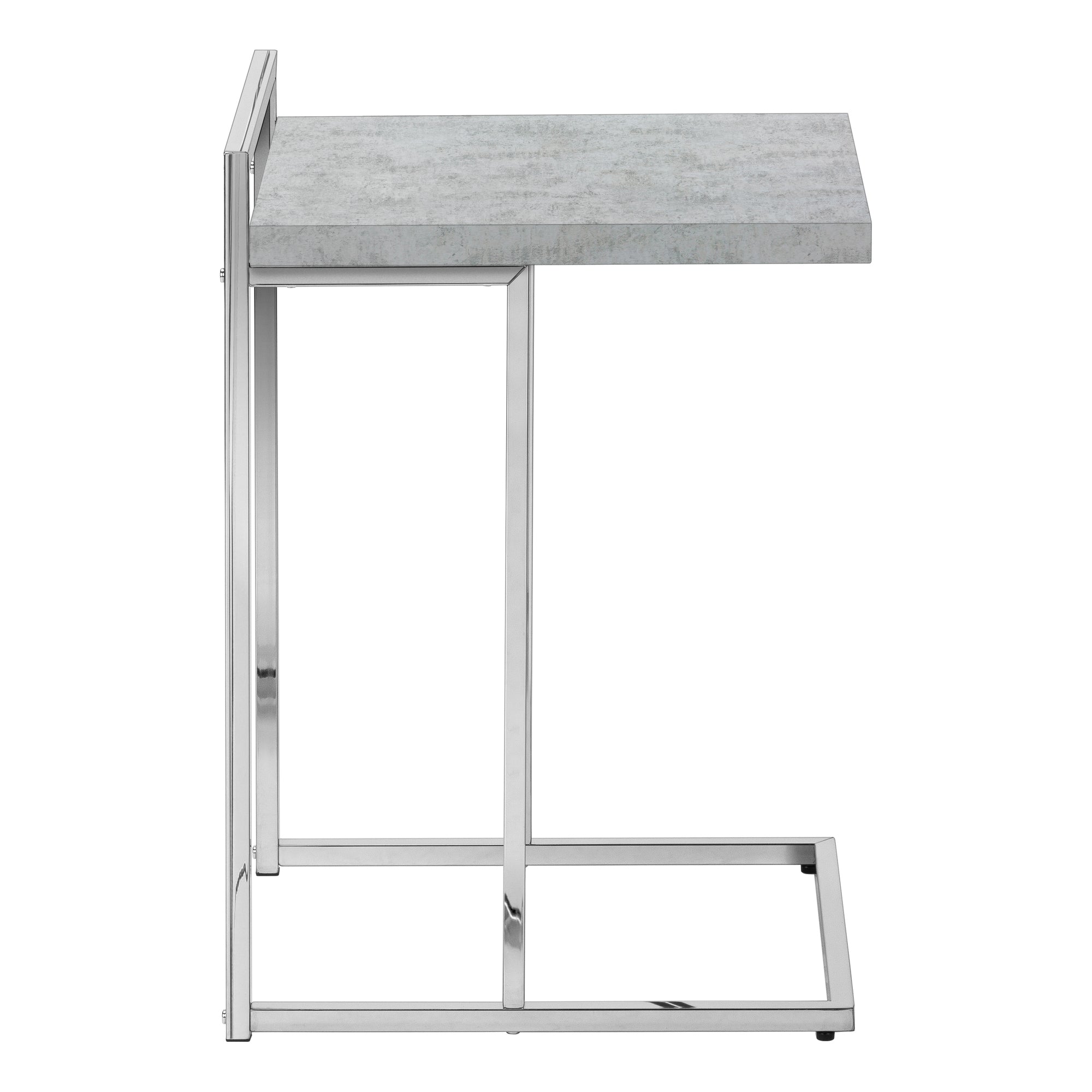 Accent Table - 25"H / Grey Reclaimed Wood / Black Metal-Accent Table-DECOROLALA