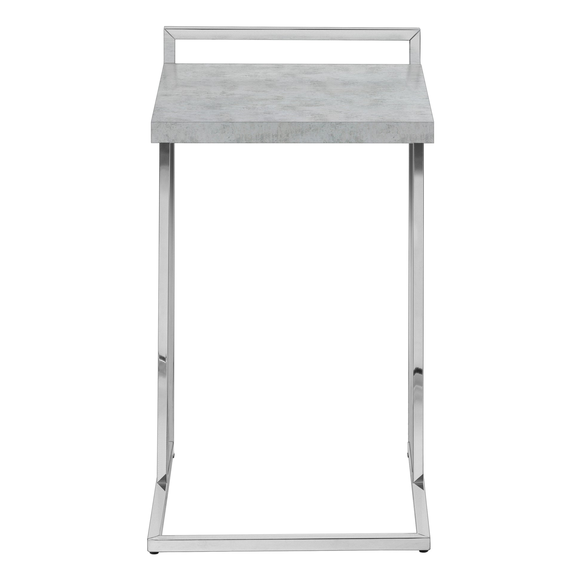 Accent Table - 25"H / Grey Reclaimed Wood / Black Metal-Accent Table-DECOROLALA