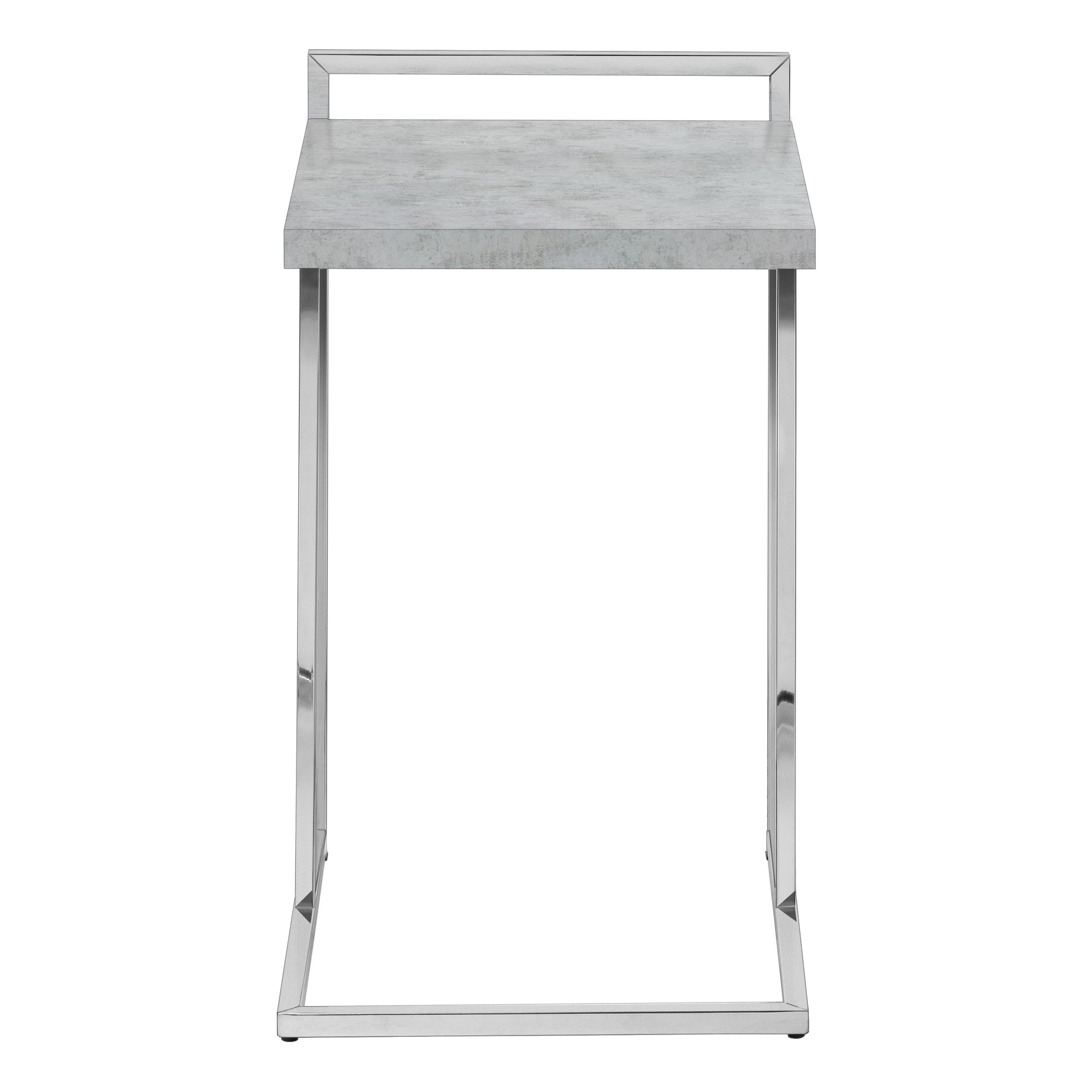 Accent Table - 25"H / Grey Reclaimed Wood / Black Metal-Accent Table-DECOROLALA