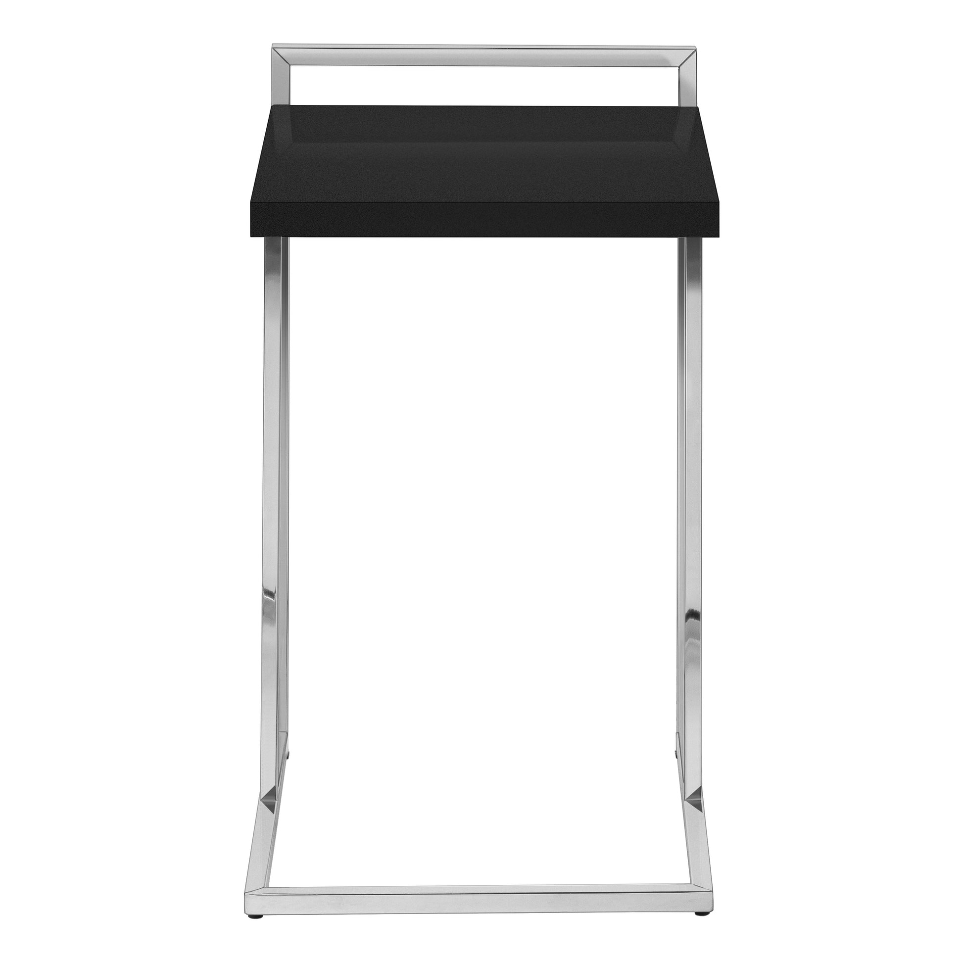 Accent Table - 25"H / Grey Reclaimed Wood / Black Metal-Accent Table-DECOROLALA