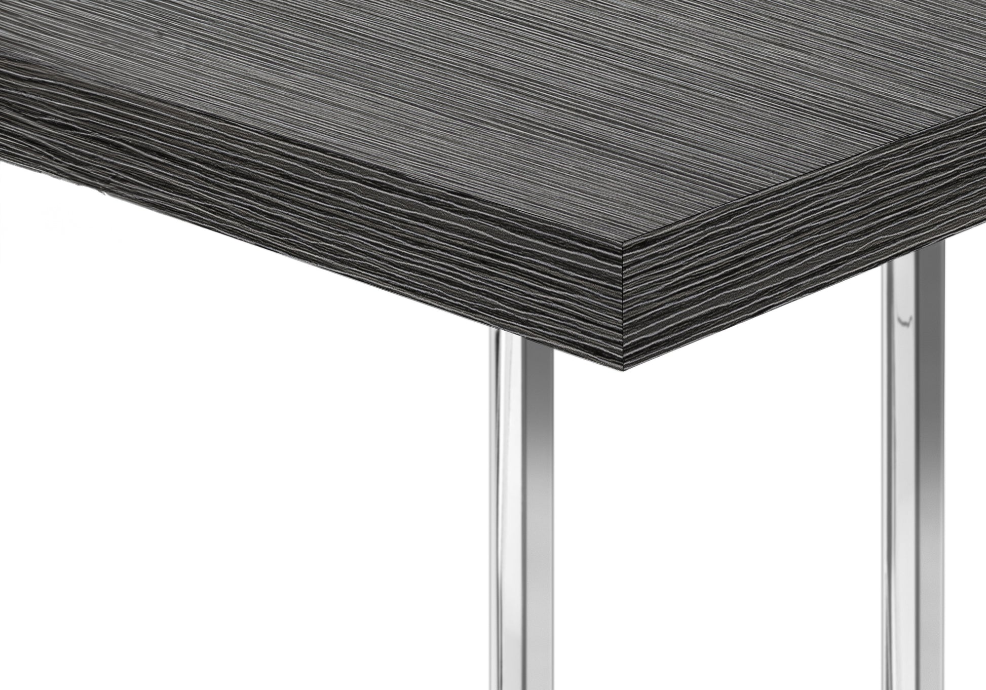 Accent Table - 25"H / Grey Reclaimed Wood / Black Metal-Accent Table-DECOROLALA
