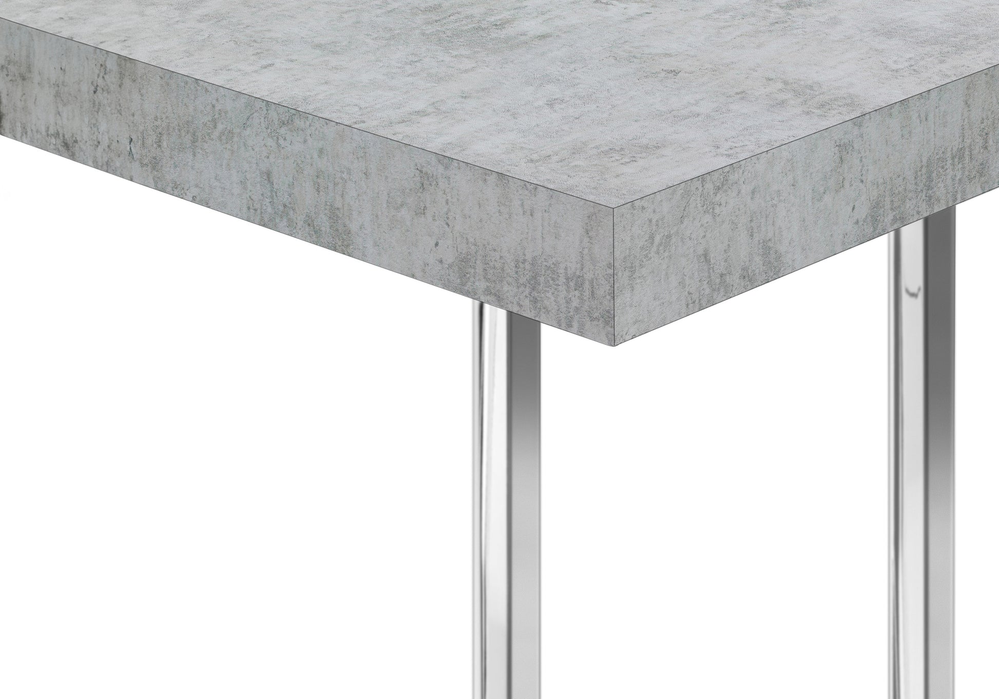 Accent Table - 25"H / Grey Reclaimed Wood / Black Metal-Accent Table-DECOROLALA