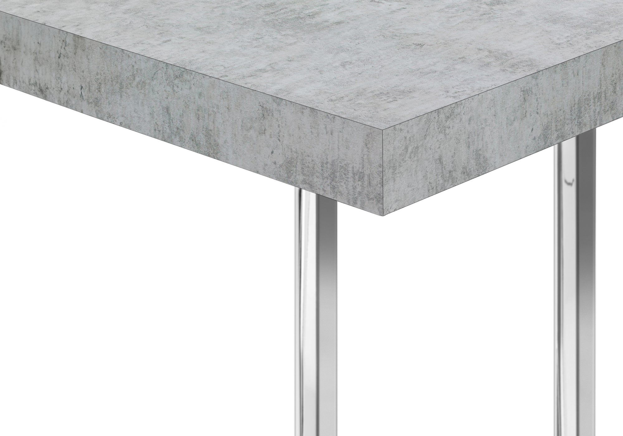 Accent Table - 25"H / Grey Reclaimed Wood / Black Metal-Accent Table-DECOROLALA