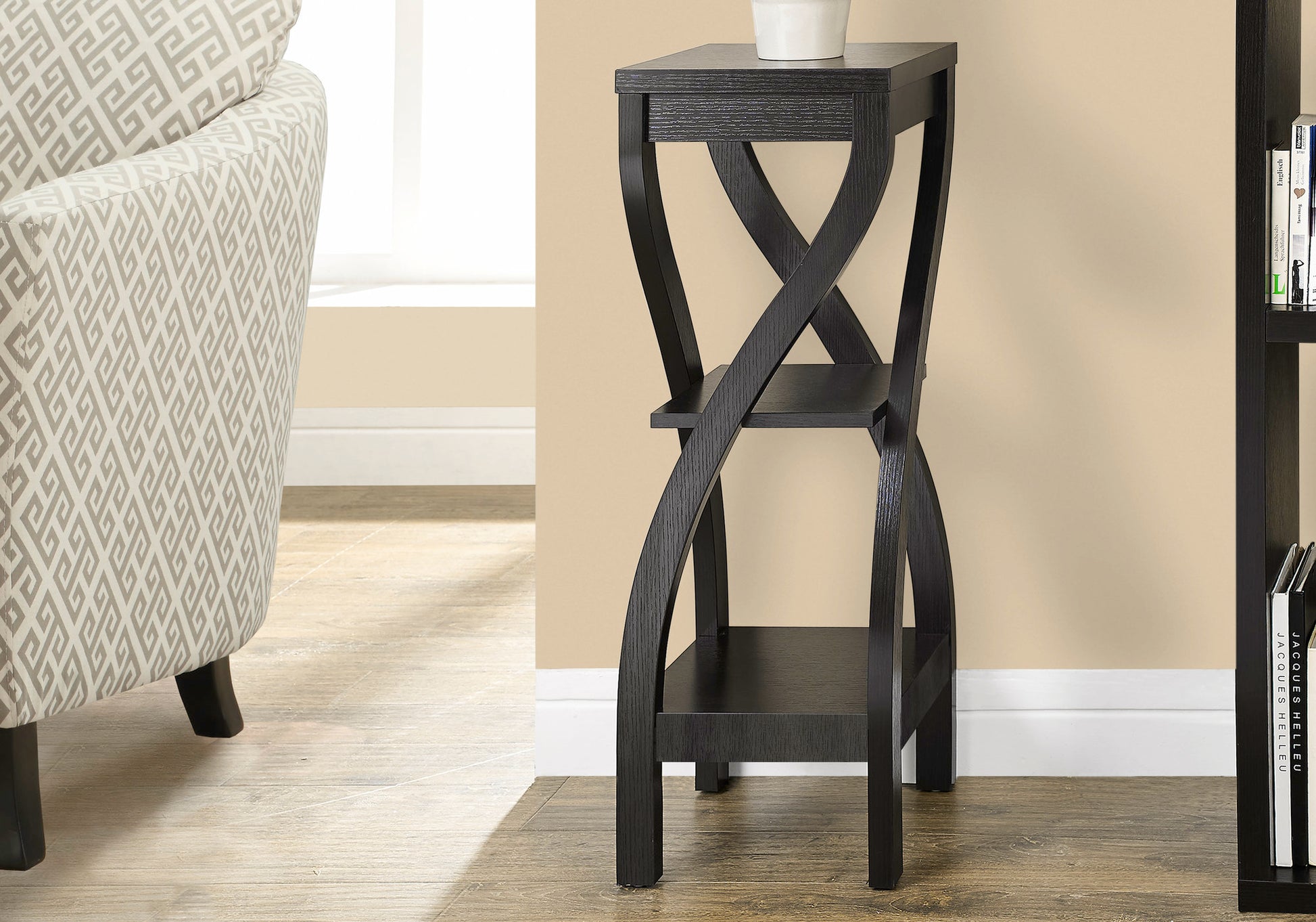 Accent Table - 32"H / Black-Accent Table-DECOROLALA