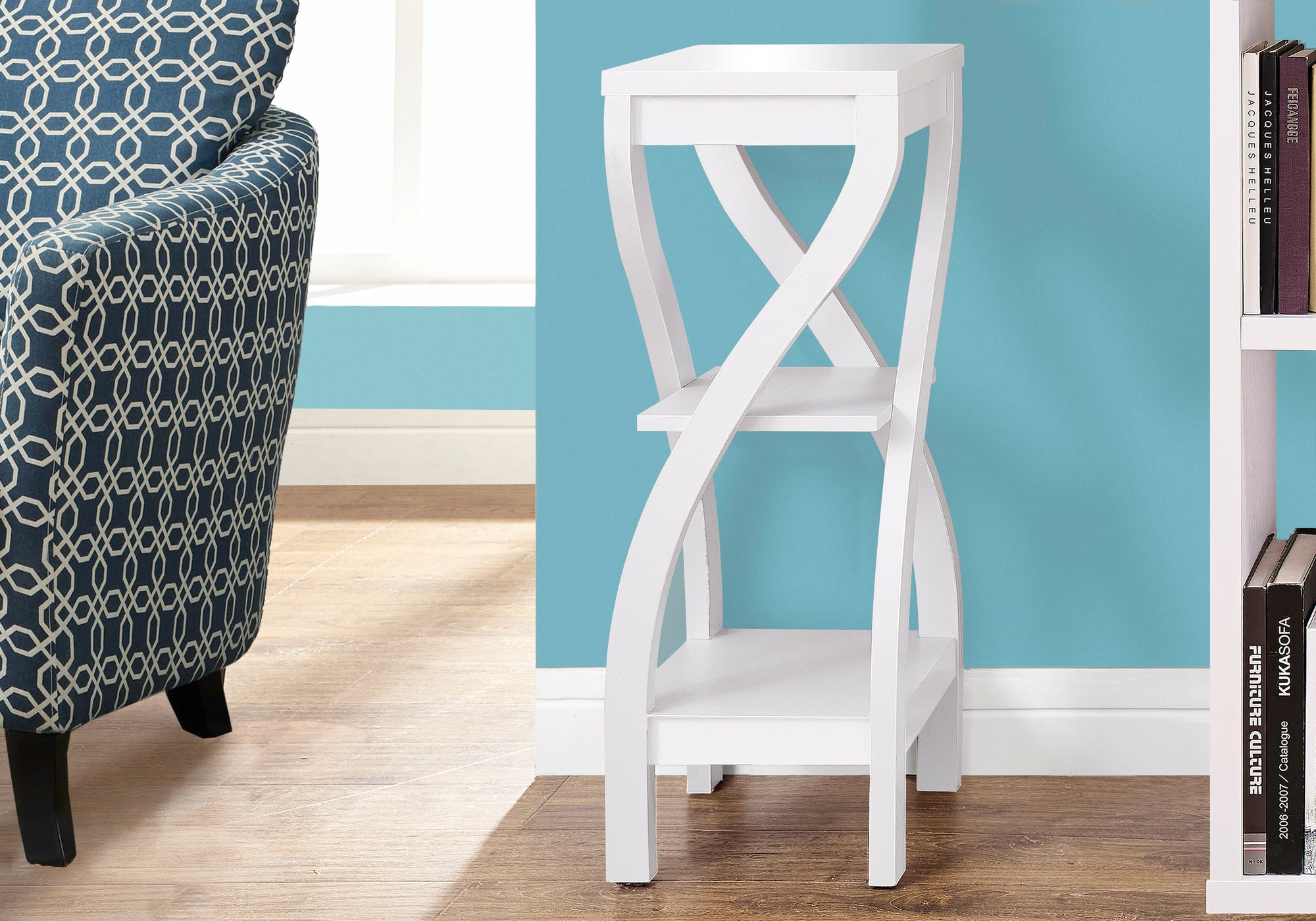 Accent Table - 32"H / Black-Accent Table-DECOROLALA