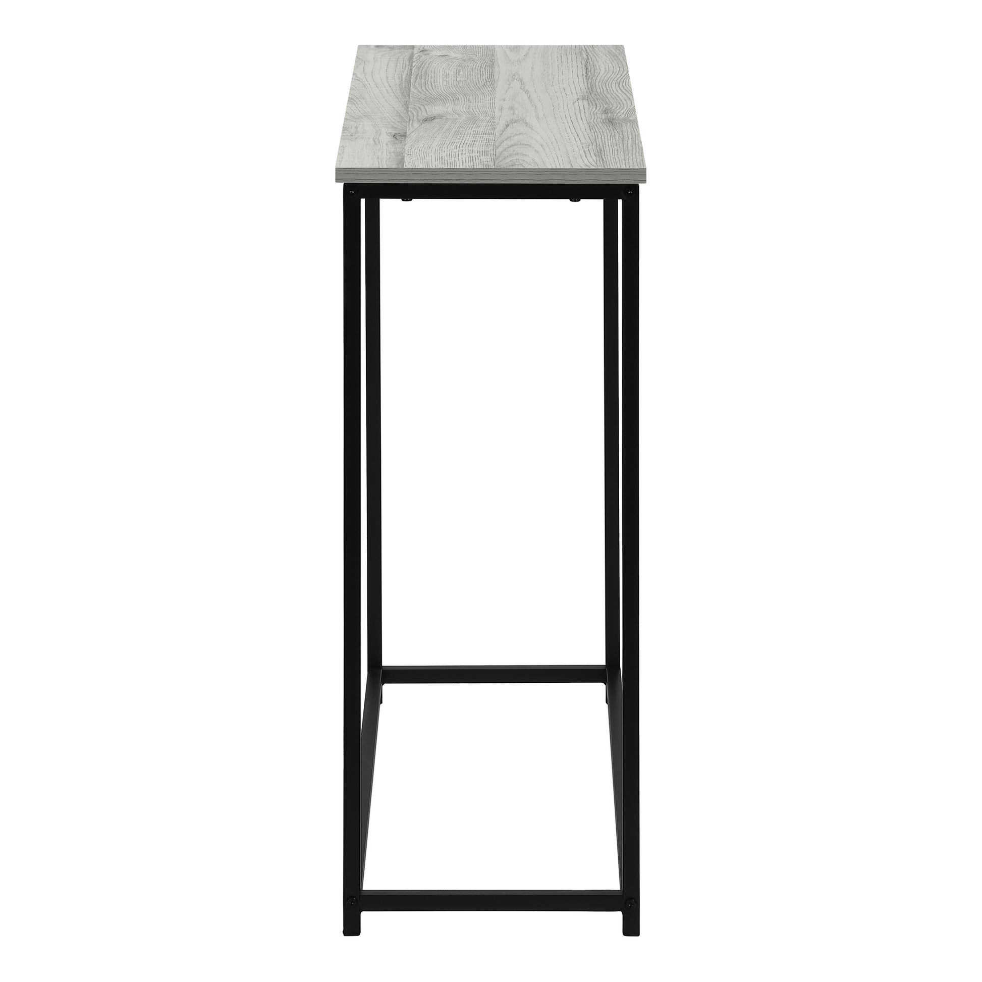 Accent Table - 32"L / Black / Black Metal Hall Console-Accent Table-DECOROLALA