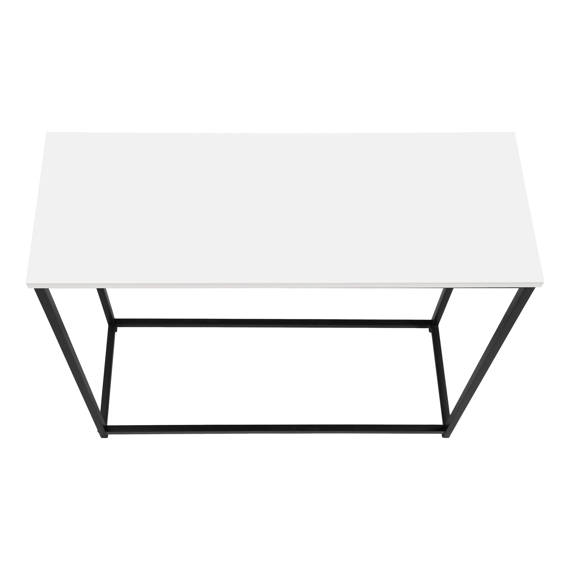 Accent Table - 32"L / Black / Black Metal Hall Console-Accent Table-DECOROLALA