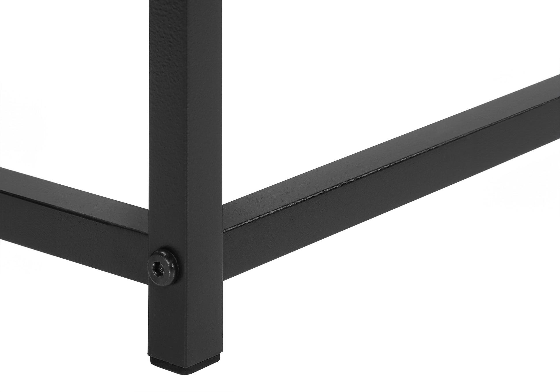 Accent Table - 32"L / Black / Black Metal Hall Console-Accent Table-DECOROLALA