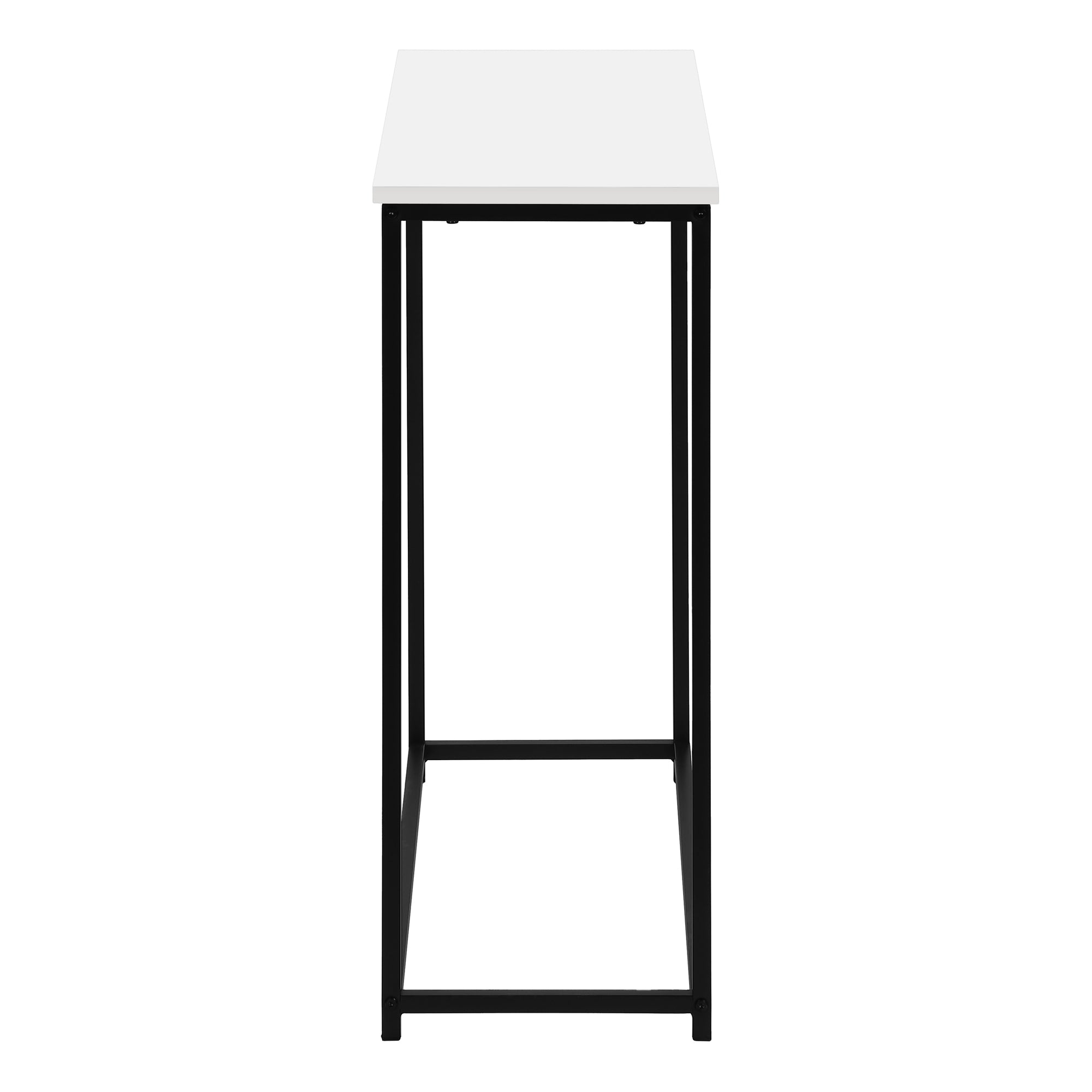 Accent Table 32"L Black Console Black Metal Frame-Accent Table-DECOROLALA