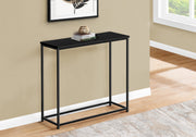 Accent Table 32"L Black Console Black Metal Frame-Accent Table-DECOROLALA