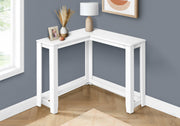 Accent Table - 36" / White Corner Console-Accent Table-DECOROLALA