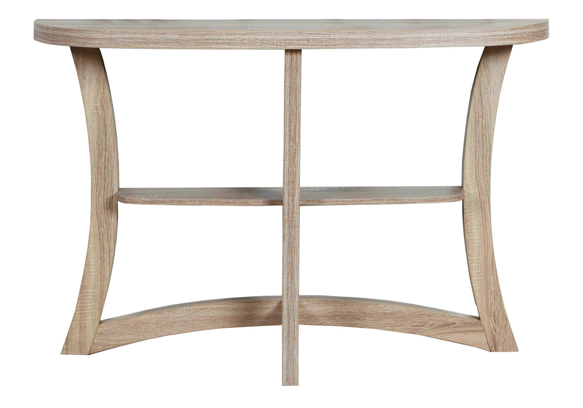 Accent Table - 47"L Dark Taupe Hall Console-Accent Table-DECOROLALA