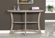 Accent Table - 47"L Dark Taupe Hall Console-Accent Table-DECOROLALA
