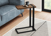 Accent Table - Brown Reclaimed Wood-Look / Black Metal-Accent Table-DECOROLALA