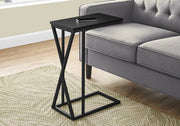 Accent Table C-Shaped 25"H Black Metal-Nesting Table-DECOROLALA