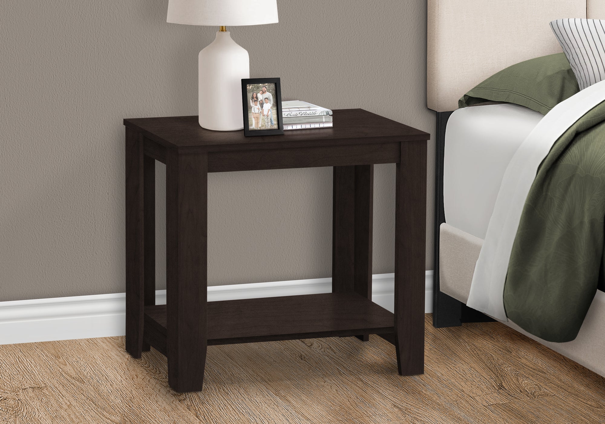 Accent Table - Dark Taupe-Accent Table-DECOROLALA
