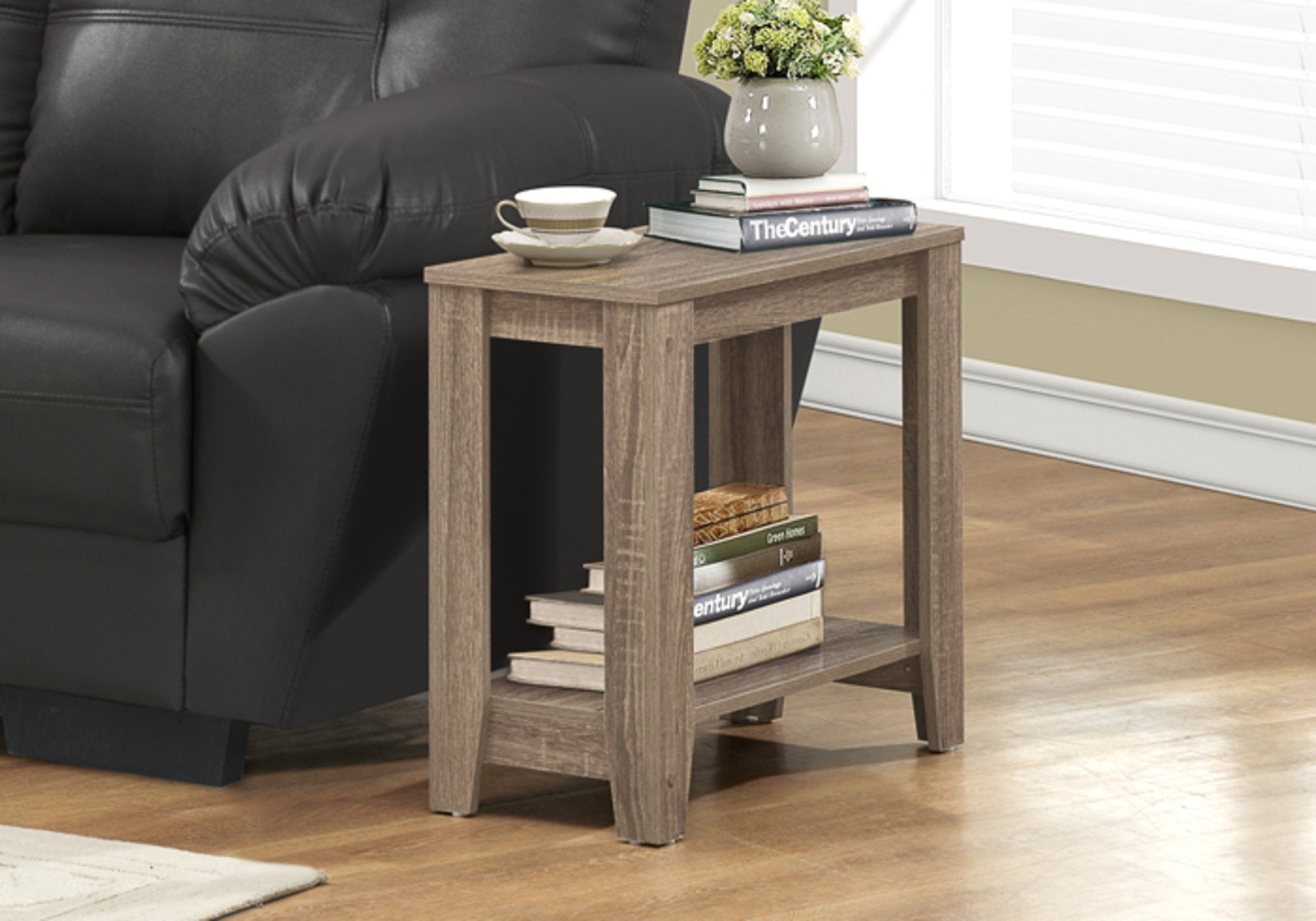 Accent Table - Dark Taupe-Accent Table-DECOROLALA