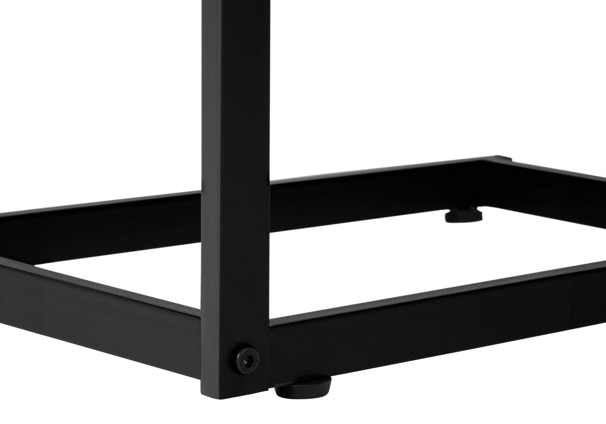 Accent Table - Espresso / Gold Metal With A Drawer-Accent Table-DECOROLALA