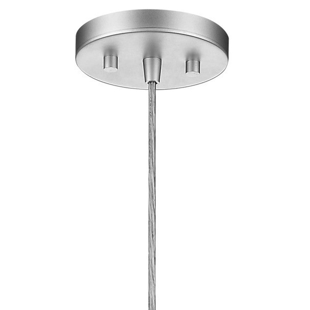 Acrylic and Steel Shade Hanging Globe Light-Chandeliers-DECOROLALA