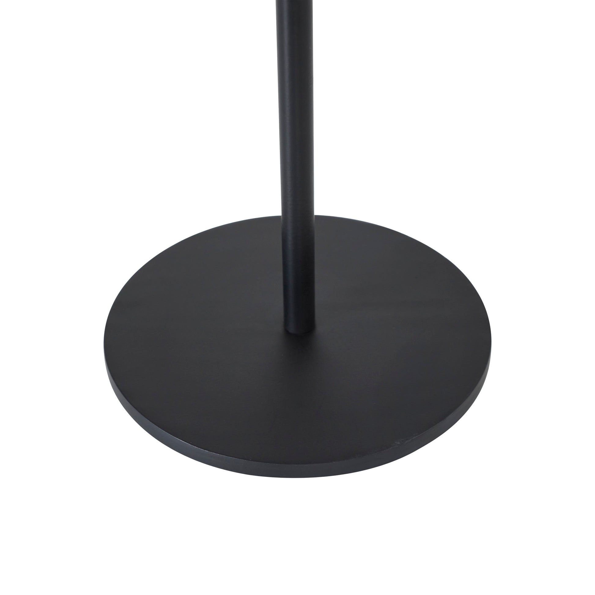Adeline Indoor Iron Side Table, Black-End Table-DECOROLALA