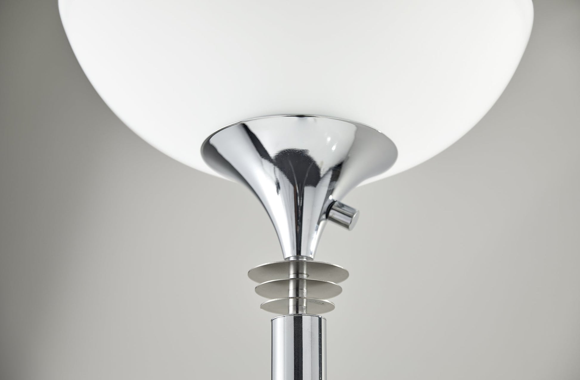 Adesso Metropolis 300W Floor Lamp - Brushed Steel-Lighting-DECOROLALA