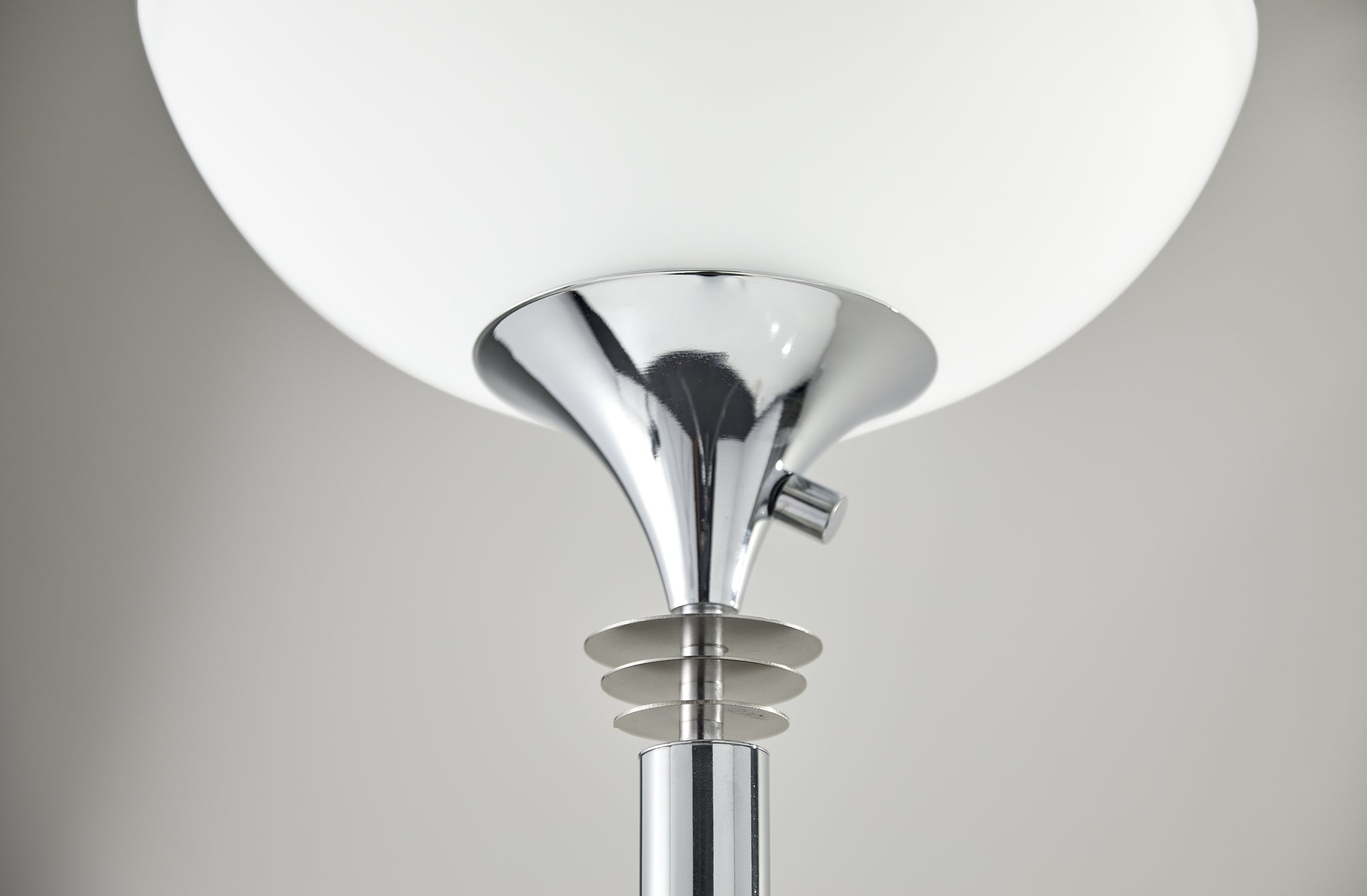 Adesso Metropolis 300W Floor Lamp - Brushed Steel-Lighting-DECOROLALA