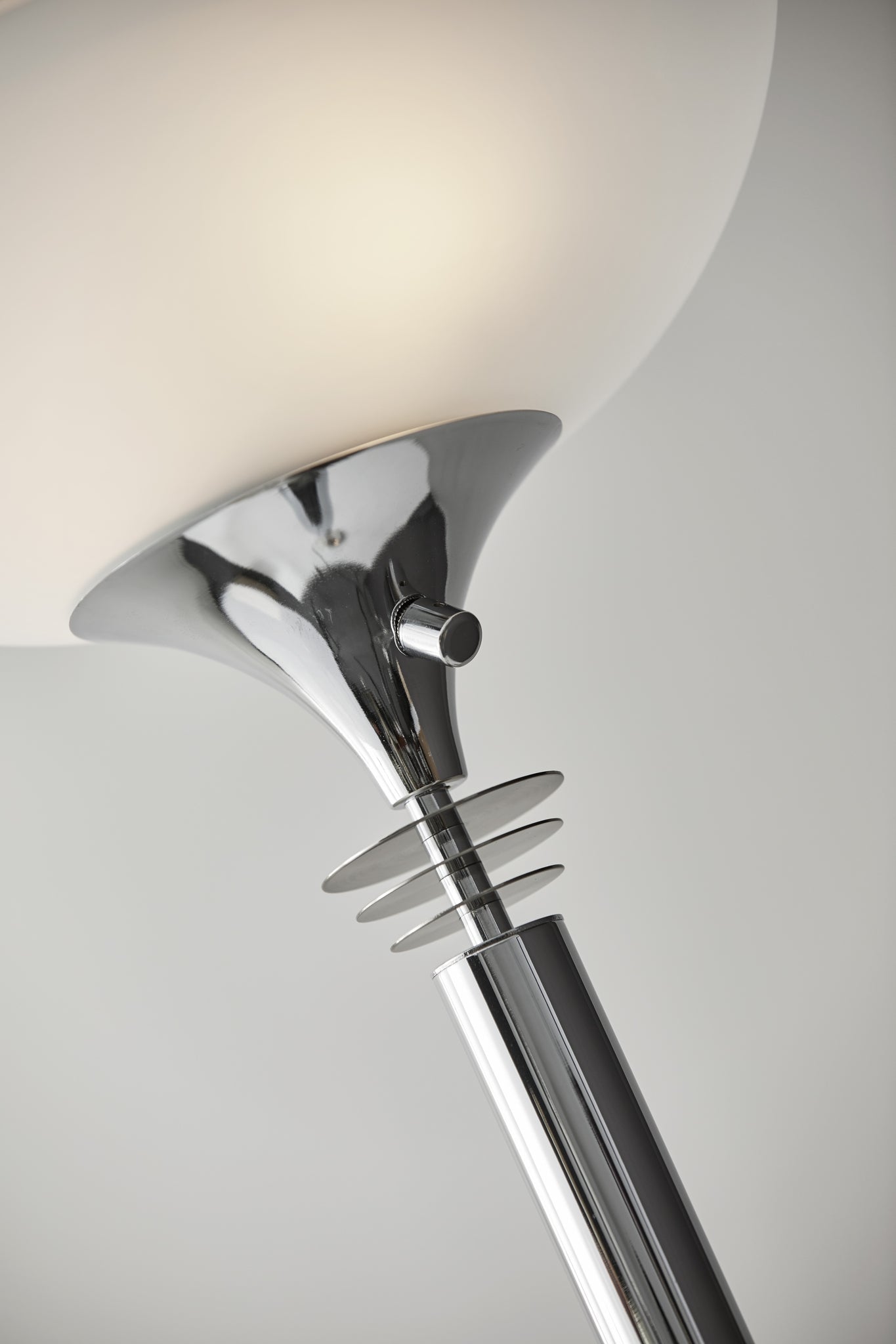 Adesso Metropolis 300W Floor Lamp - Brushed Steel-Lighting-DECOROLALA