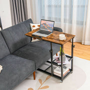 Adjustable C-Shaped Bedside Table-End & Side Tables-DECOROLALA