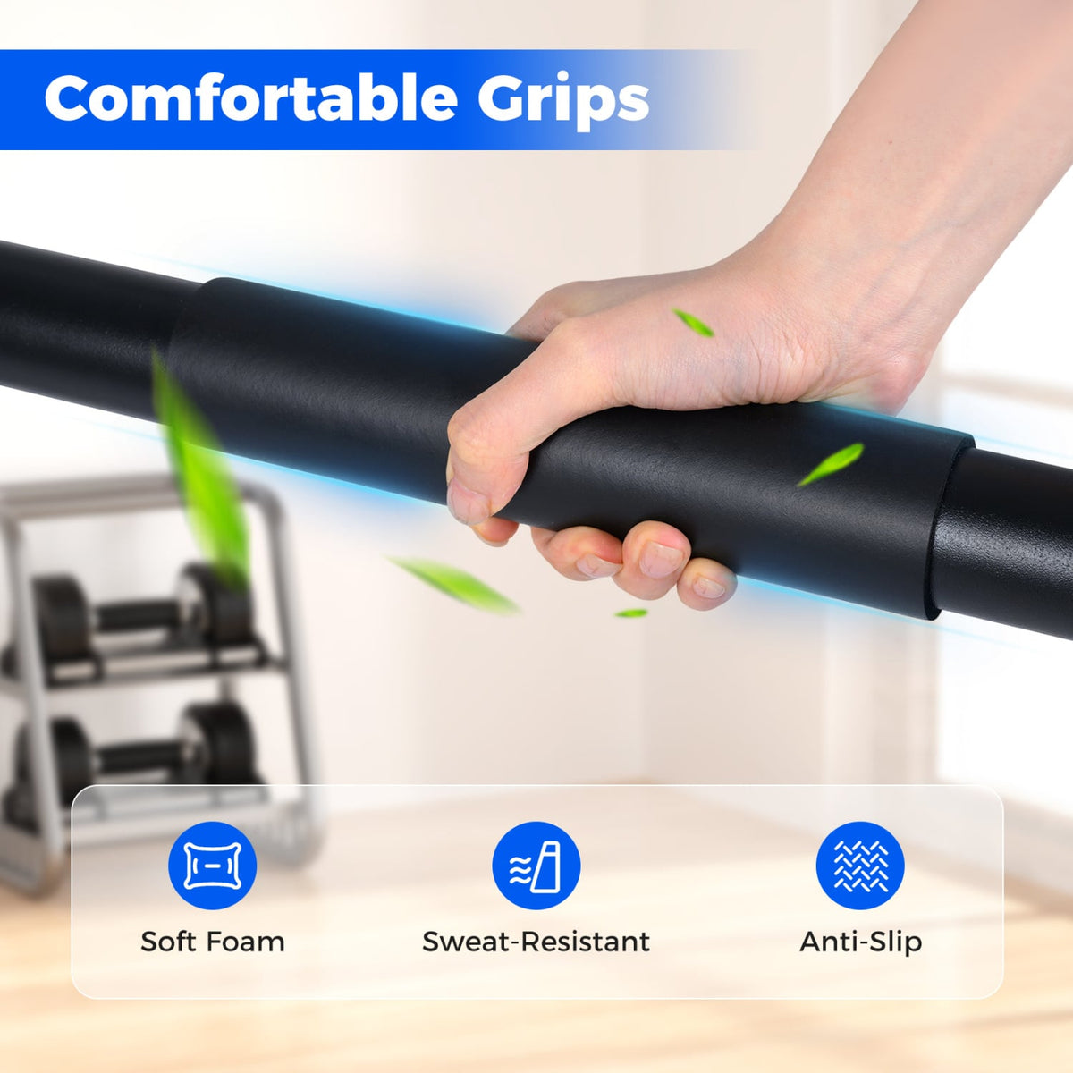Adjustable Dip Bar Station with 660 LBS Capacity for Calisthenics and Strength Training-Black-Yoga Accessories-DECOROLALA
