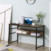 Adjustable Drafting Table - Rustic Brown Art Desk 47"-Office Products > Office Furniture > Office Desks & Work Stations > Writing Desks-DECOROLALA