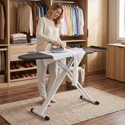 Adjustable Foldable Full Size Ironing Board - Grey Aluminum-Dryers-DECOROLALA