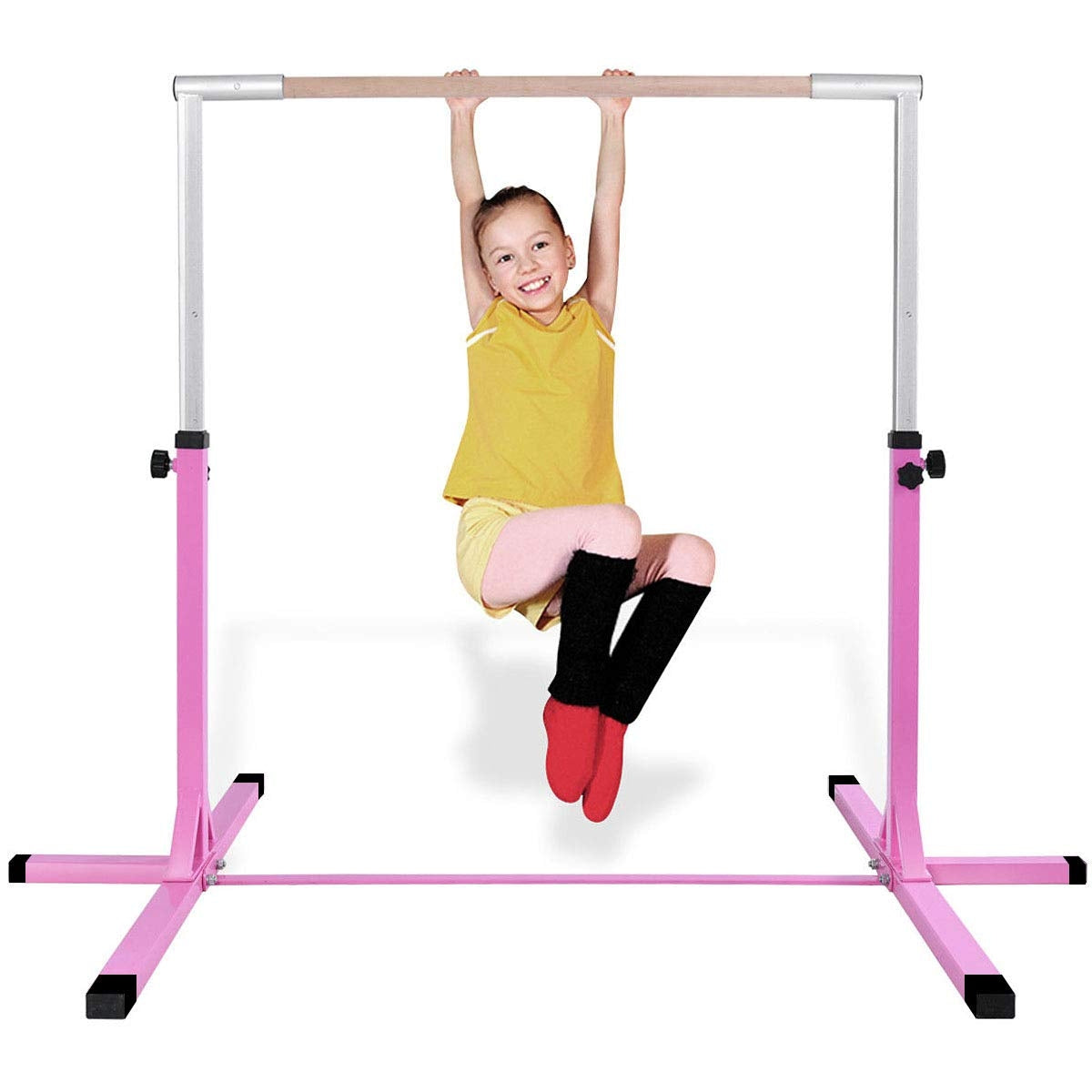 Adjustable Gymnastics Bar Horizontal Bar for Kids