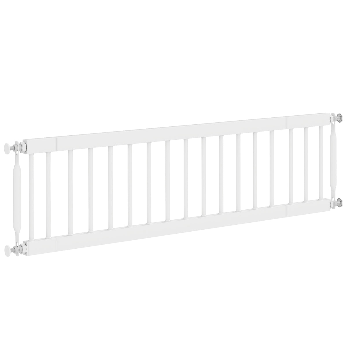 Adjustable Step-Over Pet Gate for Toy Dogs - 26"-37" W White-Dog Supplies-DECOROLALA