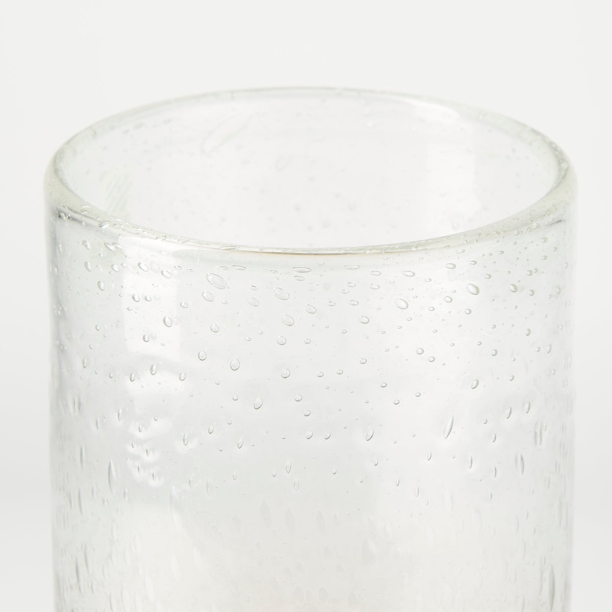 Adriatic I Small Brushed Gold Metal Glass Vase-Vase-DECOROLALA