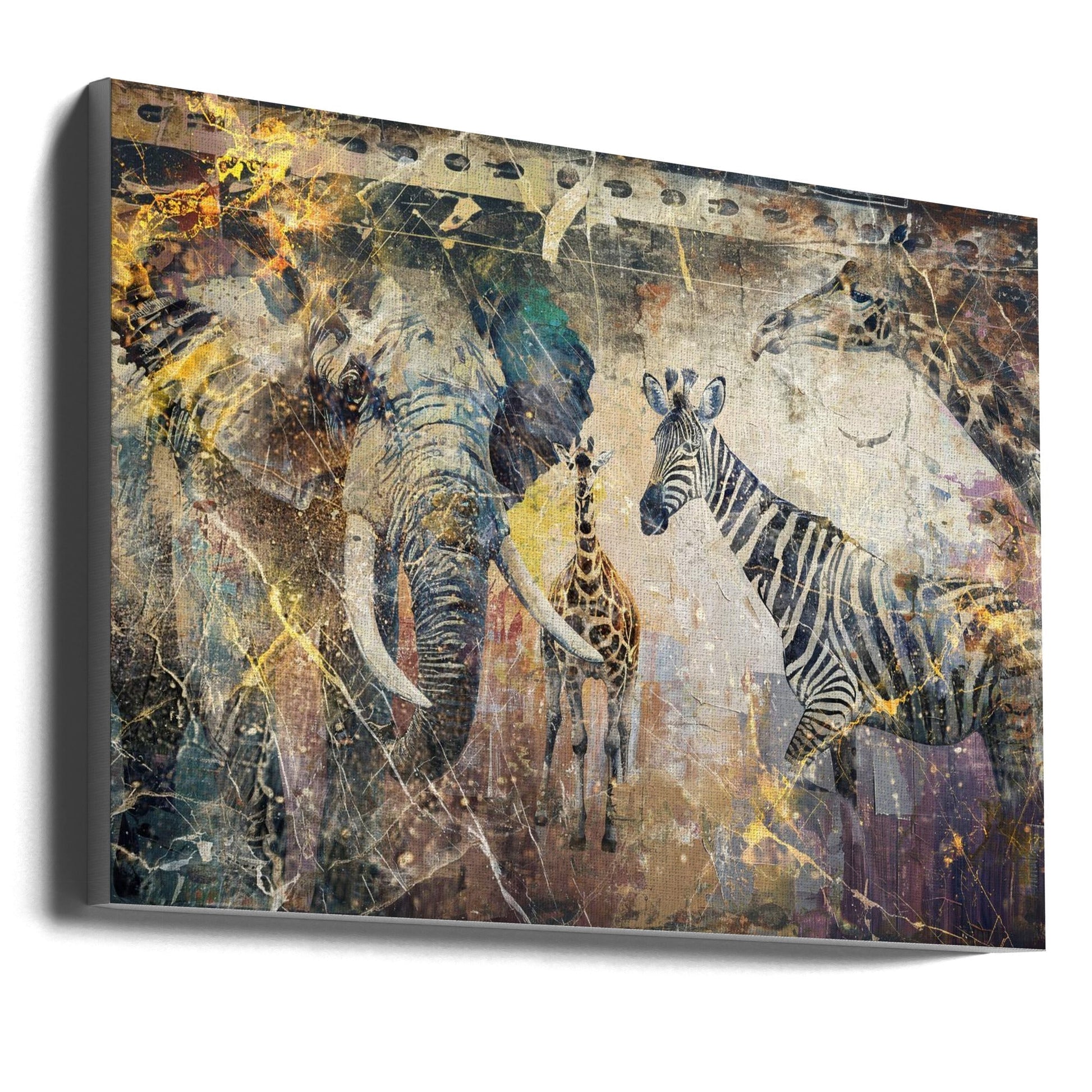 African Art Illustration Wall Art by Rafal Kulik-canvas-DECOROLALA