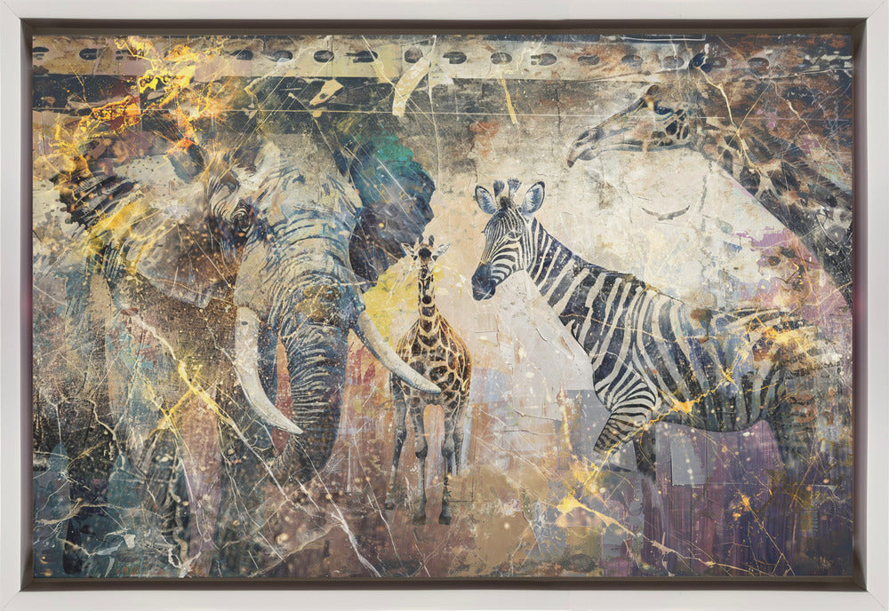 African Art Illustration Wallart 113-canvas-DECOROLALA