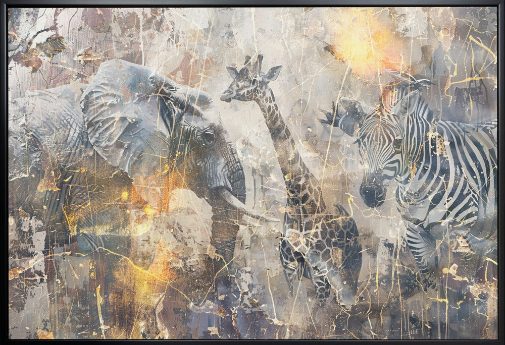 African Art Illustration Wallart 114-canvas-DECOROLALA