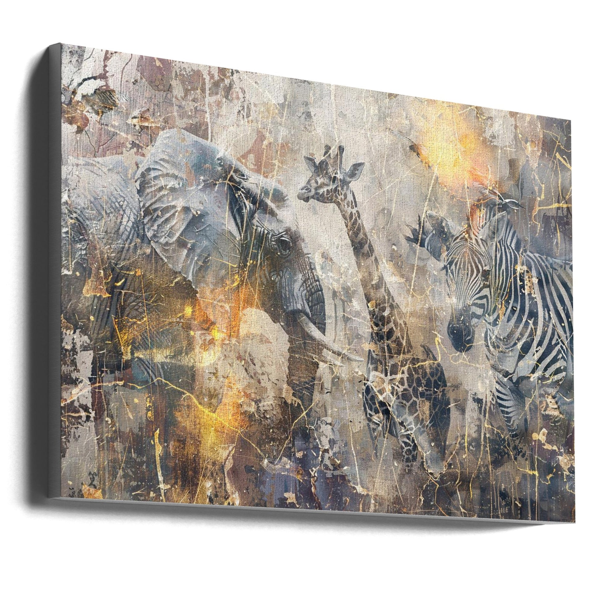 African Art Illustration Wallart 114-canvas-DECOROLALA